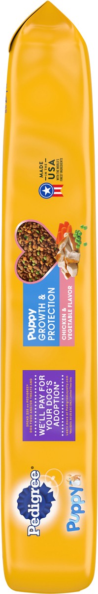 slide 2 of 9, Pedigree Puppies 6 Wks. to 18 Mos. 100% Complete & Balanced Chicken, Rice & Vegetable Flavor Food for Puppies 14 lb, 14 lb