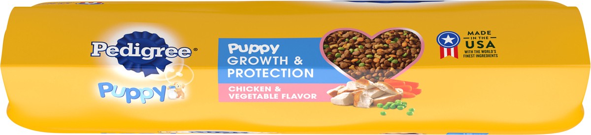 slide 9 of 9, Pedigree Puppies 6 Wks. to 18 Mos. 100% Complete & Balanced Chicken, Rice & Vegetable Flavor Food for Puppies 14 lb, 14 lb