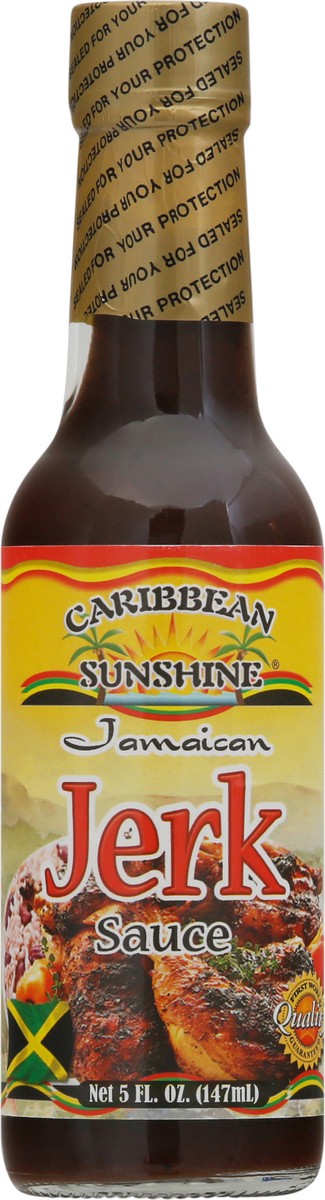 slide 7 of 9, Caribbean Sunshine Jamaican Jerk Sauce, 5 fl oz