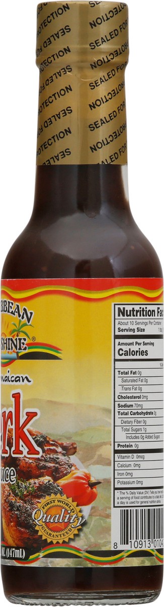 slide 2 of 9, Caribbean Sunshine Jamaican Jerk Sauce, 5 fl oz