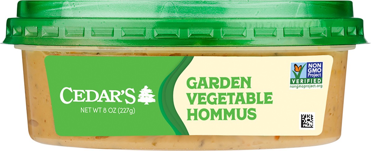 slide 4 of 4, Cedar's Garden Vegetable Hommus 8 oz, 8 oz