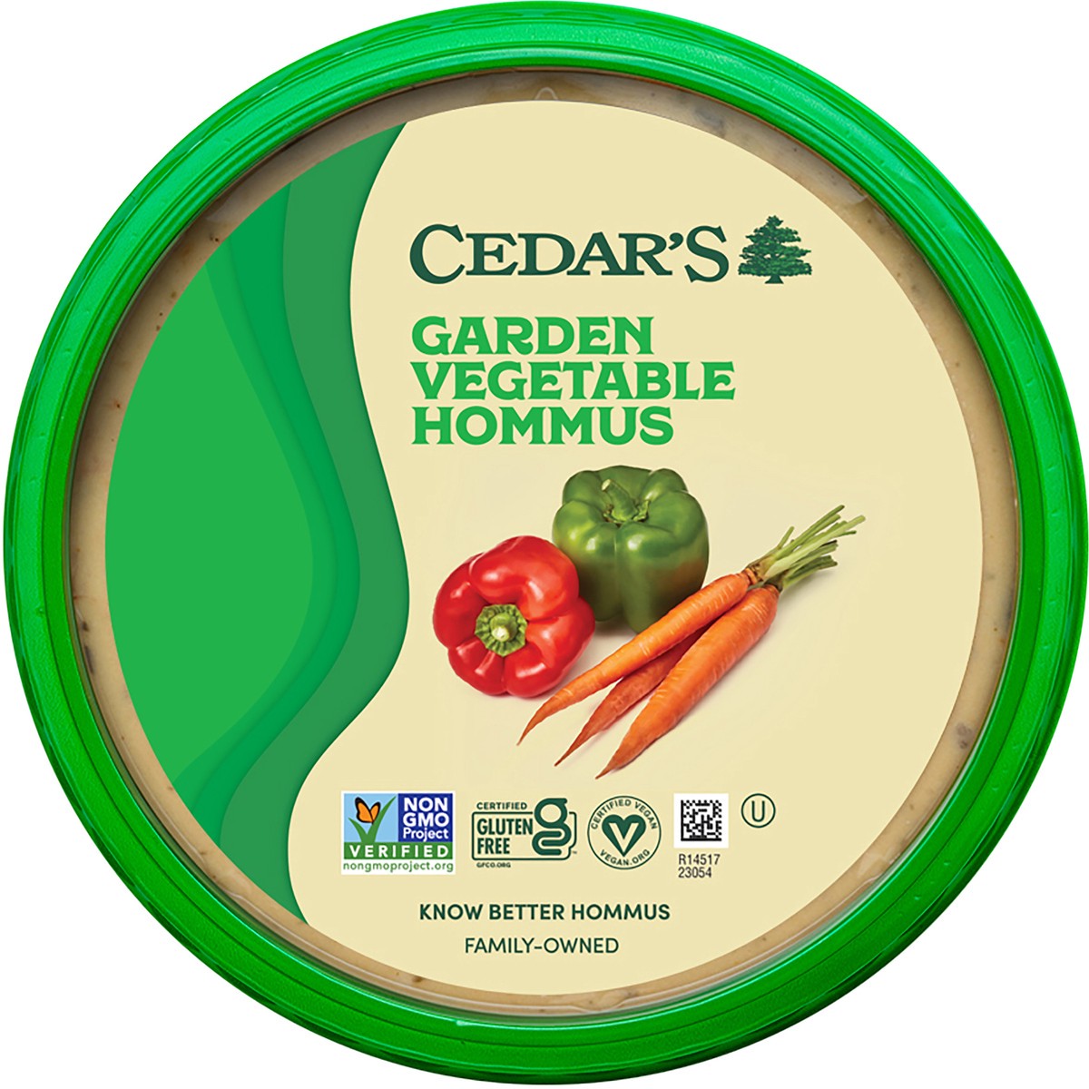 slide 3 of 4, Cedar's Garden Vegetable Hommus 8 oz, 8 oz