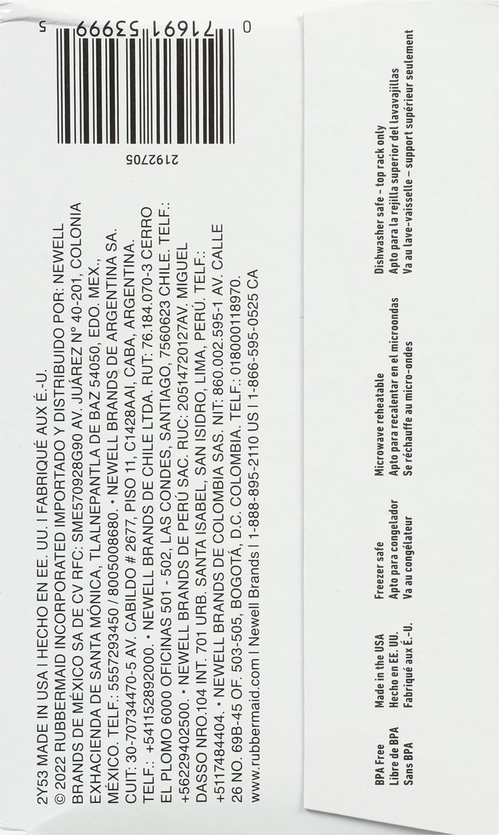 slide 7 of 11, Rubbermaid Take Alongs 0.5 Cup Containers & Lids Minis 6 ea, 6 ct