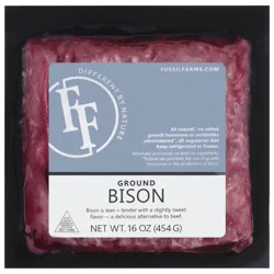 Fossil Farms Ground Bison 16 oz