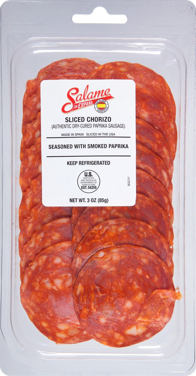 slide 5 of 9, Salame de Espana Sliced Chorizo 3 oz, 3 oz