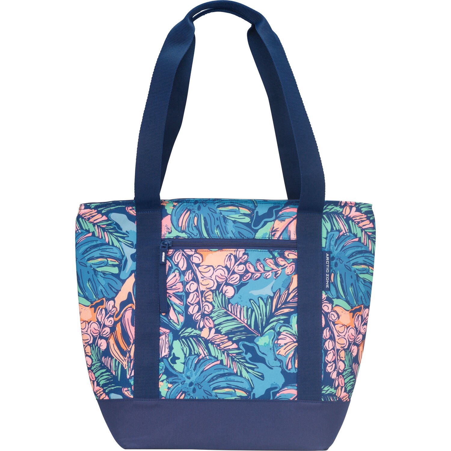 slide 1 of 1, CALIFORNIA INNOVATIONS 30 Can Insulated Tote Midnight Floral Sketch, 1 ct