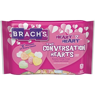slide 1 of 1, Brach's Heart '2' Heart Tiny Co, 14 oz