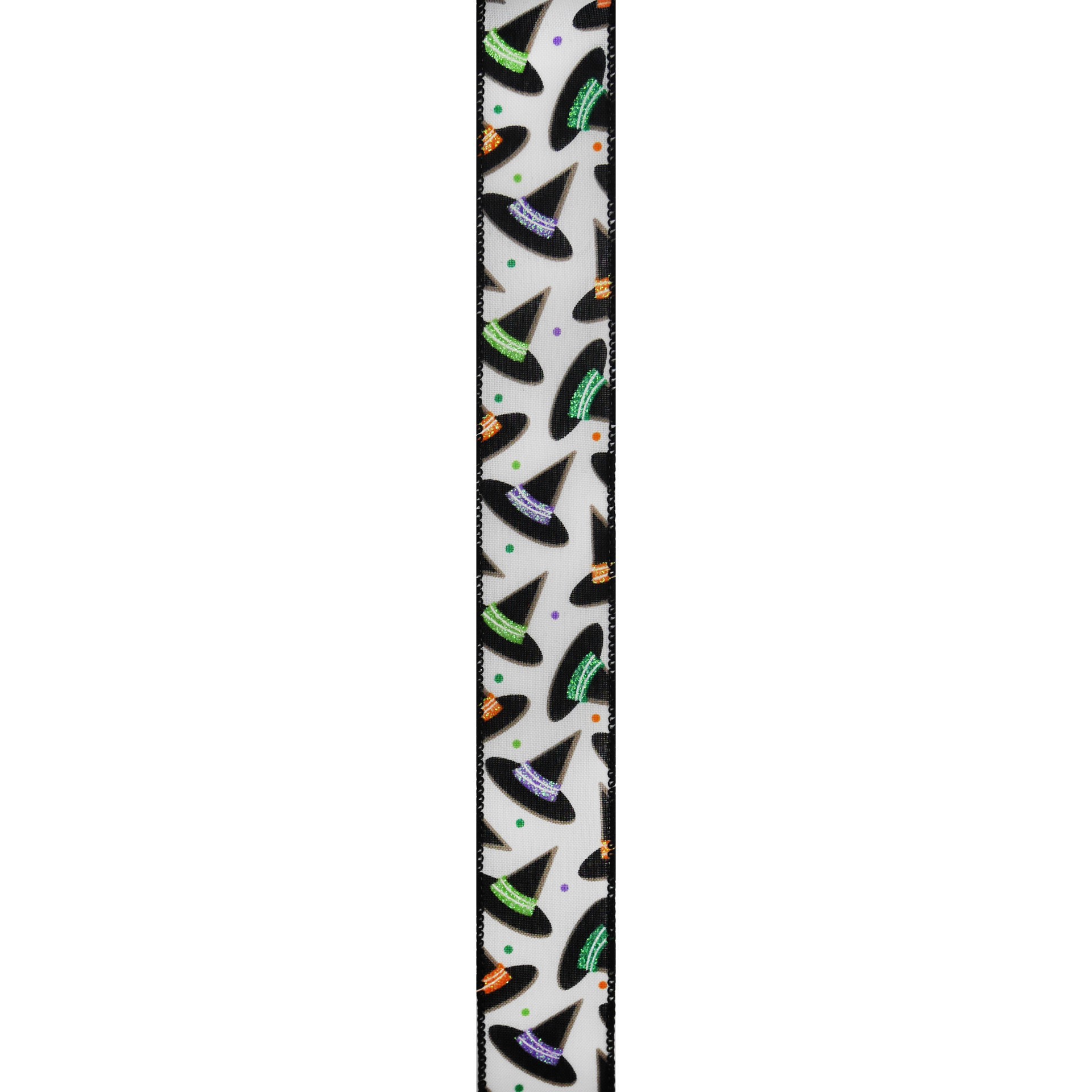 slide 2 of 3, 1.5" X 10yd. Witch Hat Toss Wired Taffeta Ribbon By Celebrate It Halloween, 1.5 in x 10 yd