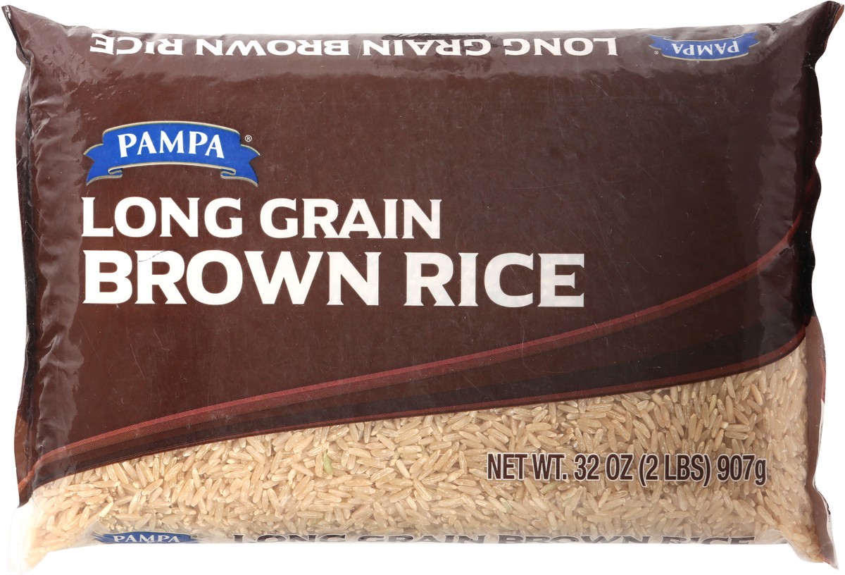 slide 2 of 14, Pampa Long Grain Brown Rice 32 oz, 32 oz