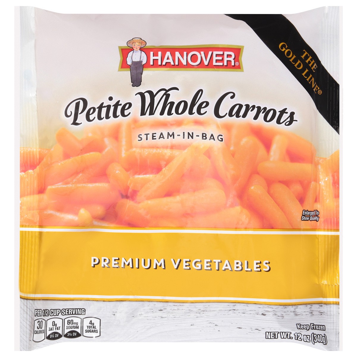 slide 12 of 14, Hanover Petite Whole Carrots 12 oz, 12 oz