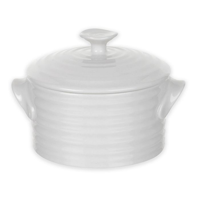 slide 1 of 1, Sophie Conran for Portmeirion Round Lidded Pot - White, 1 ct