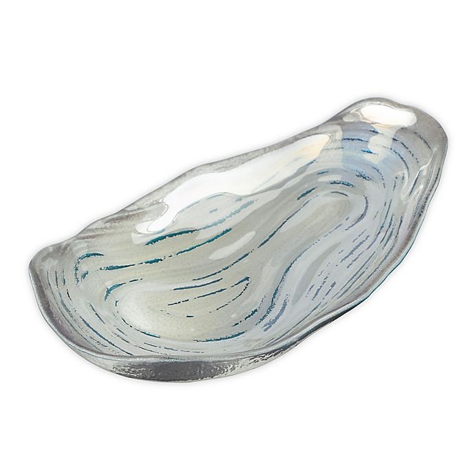 slide 1 of 6, Grasslands Road Mussel Serving Plates - Blue/White, 2 ct