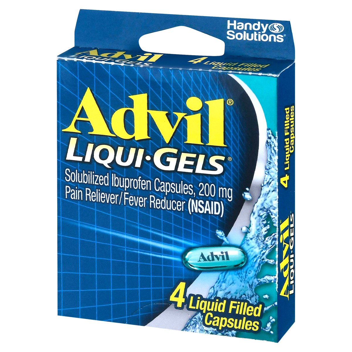 slide 7 of 13, Advil 200 mg Ibuprofen Liqui-Gels 4 ea, 4 ct