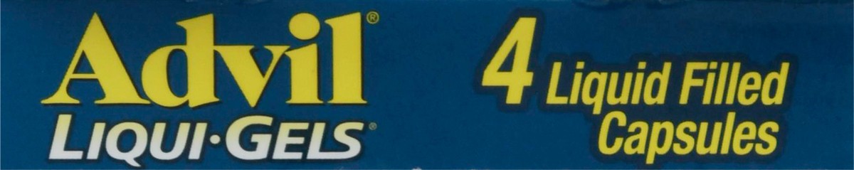slide 11 of 13, Advil 200 mg Ibuprofen Liqui-Gels 4 ea, 4 ct