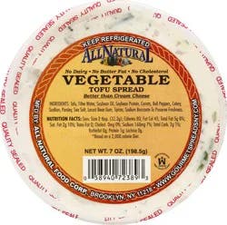 All Natural Tofu Spread 7 oz