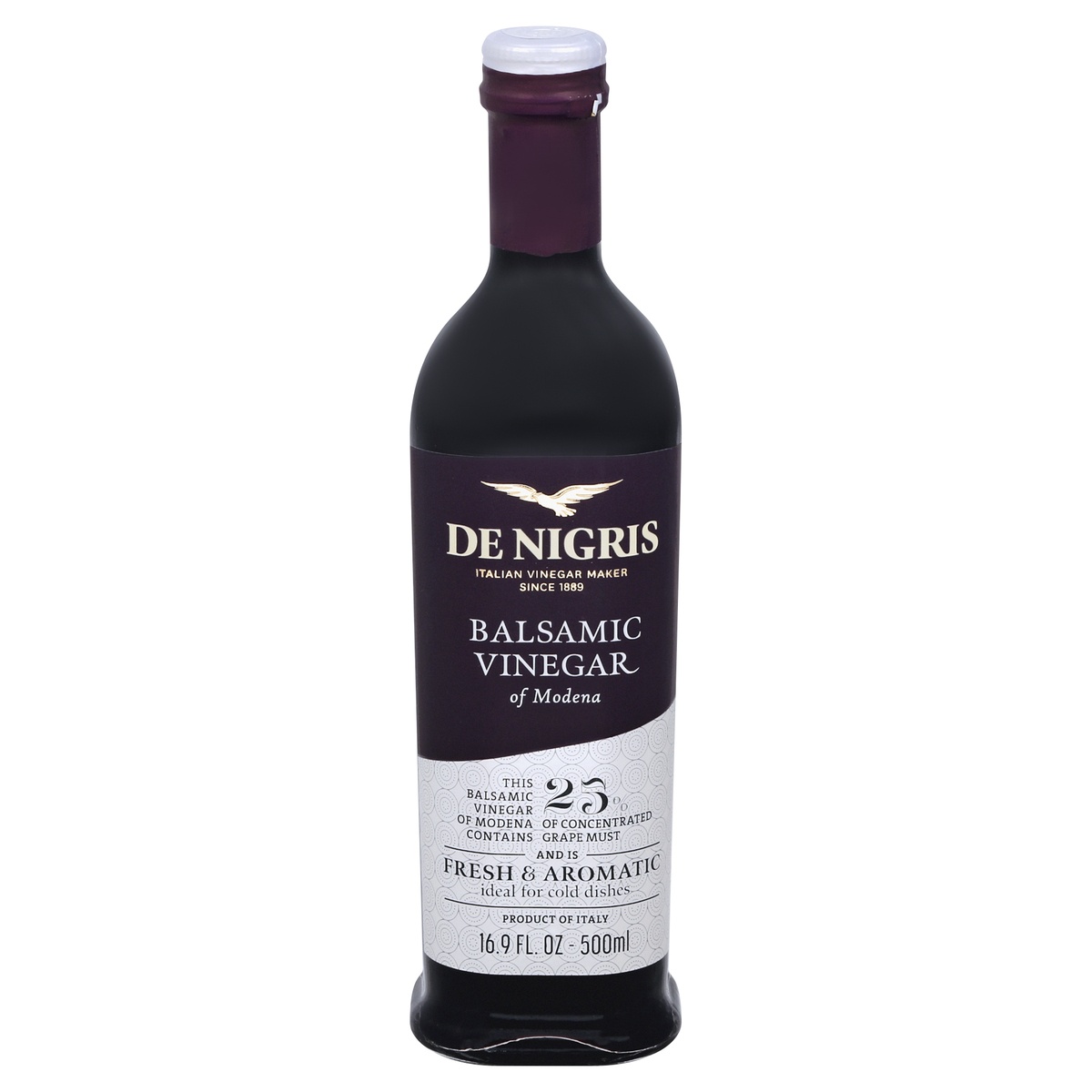 slide 1 of 1, De Nigris Fresh & Zesty Balsamic Vinegar, 16.9 fl oz