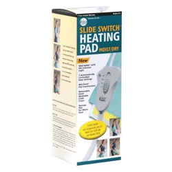 Cara Slide Switch Heating Pad, Moist/Dry