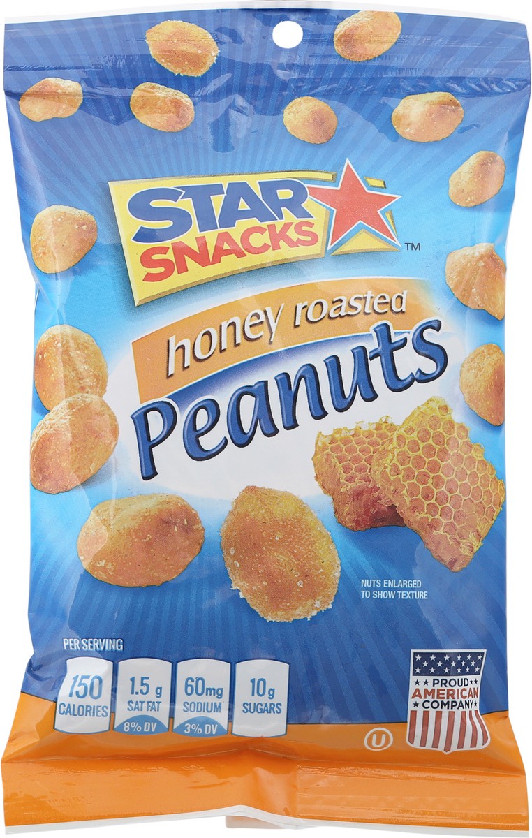 slide 7 of 9, Star Snacks Star Honey Snack Roasted Peanuts, 1 ct