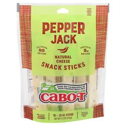 Cabot Pepper Jack Cheese Snack Sticks