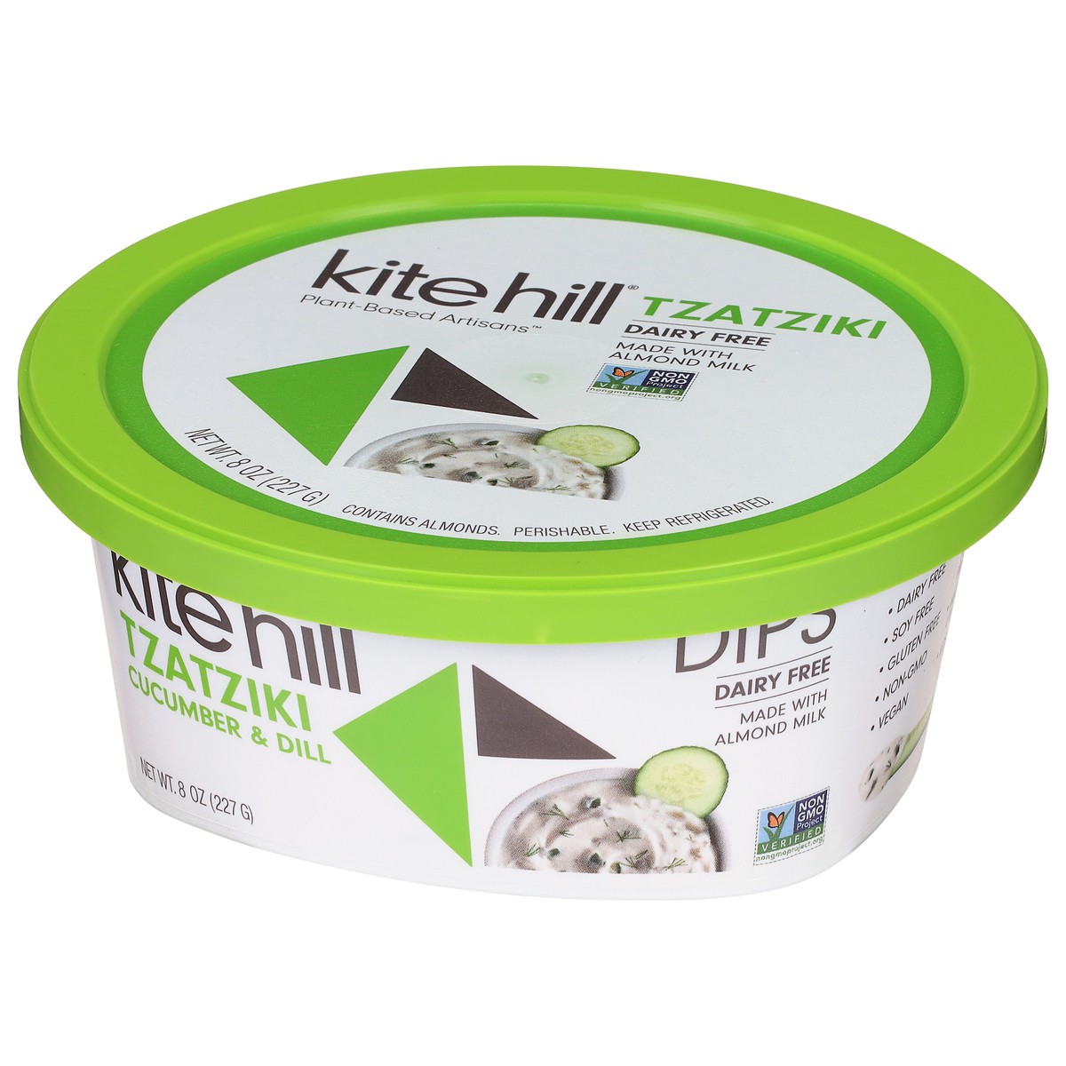 slide 4 of 13, Kite Hill Dairy Free Tzatziki Dips - 8 oz, 8 oz