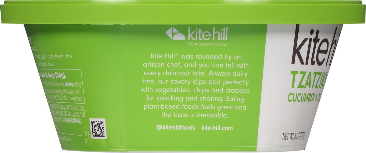 slide 8 of 13, Kite Hill Dairy Free Tzatziki Dips - 8 oz, 8 oz