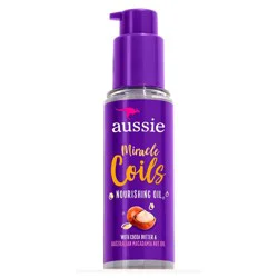 Aussie Miracle Coils Nourishing Oil, Leave-In Hair Oil