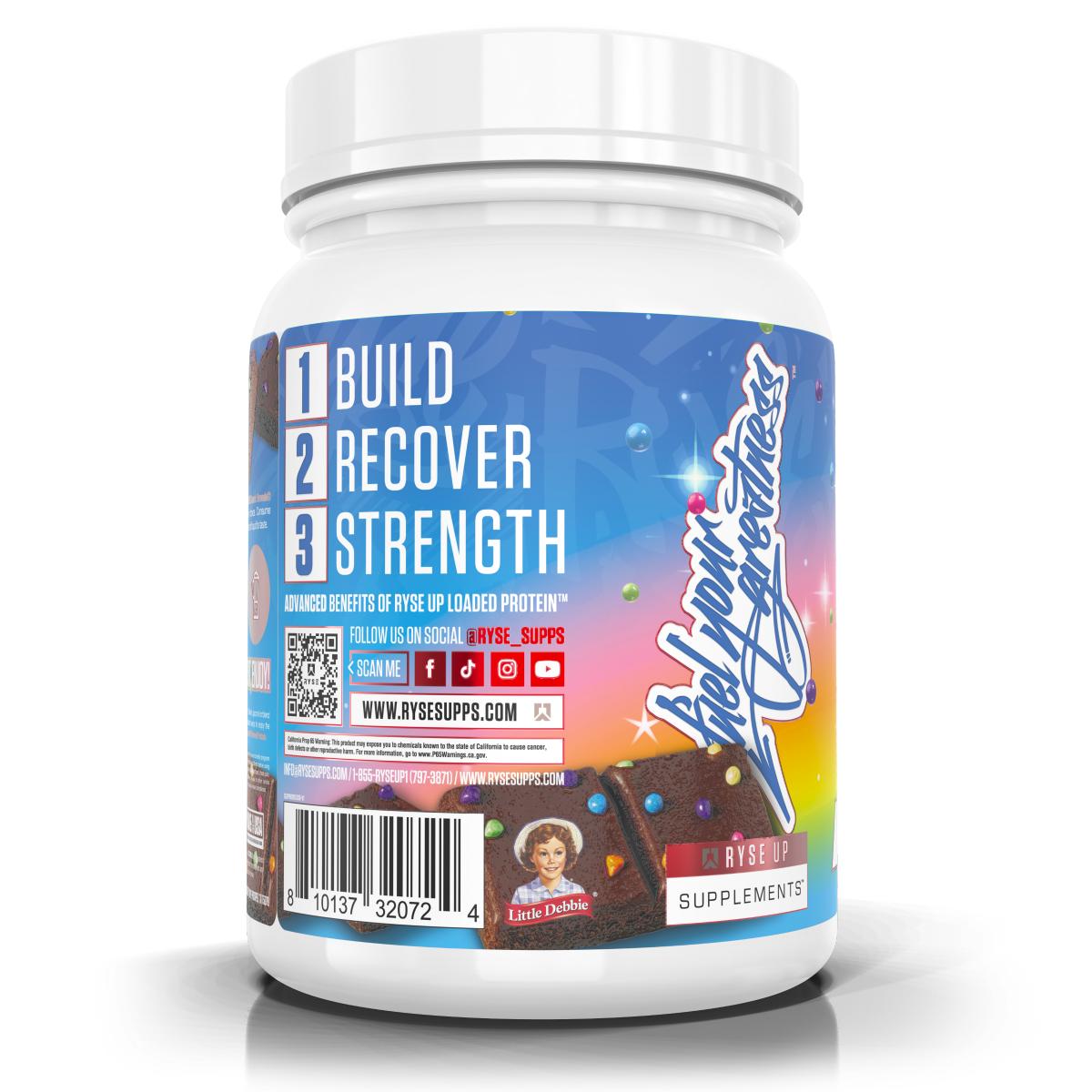 slide 3 of 3, RYSE Loaded Protein Little Debbie Cosmic Brownie 20sv, 1 ct