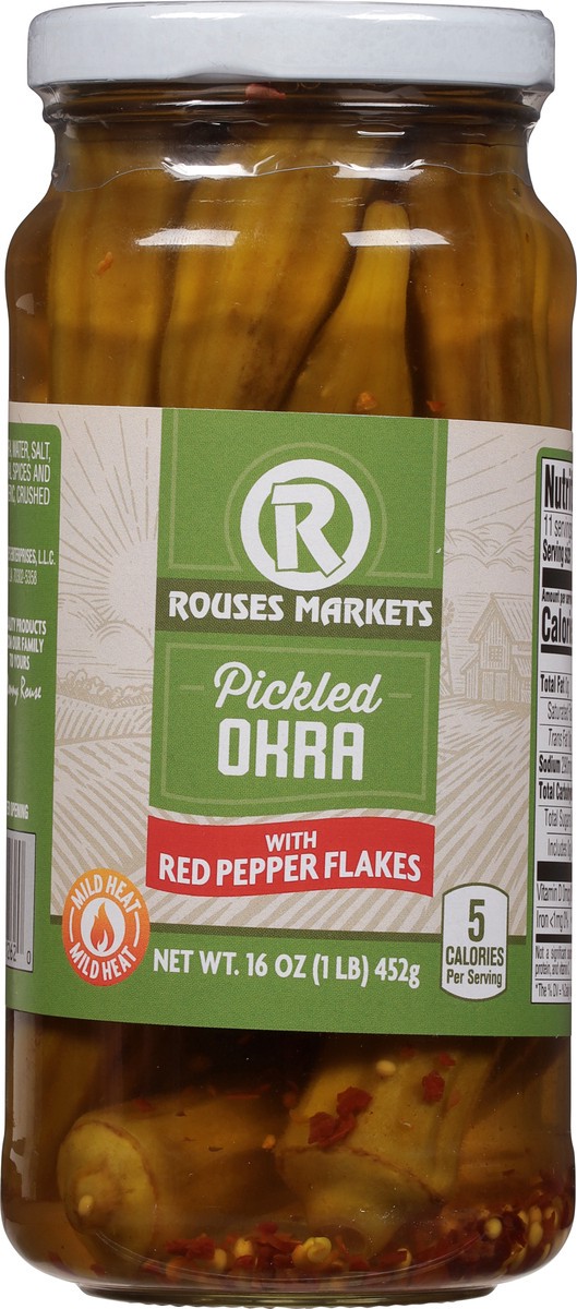 slide 4 of 12, Rous Pkld Hot Okra, 16 oz