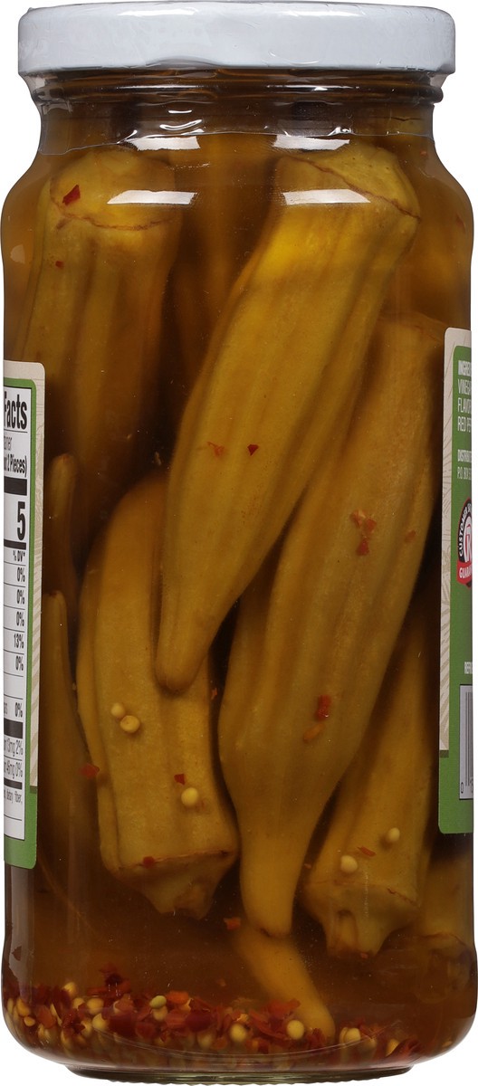 slide 6 of 12, Rous Pkld Hot Okra, 16 oz