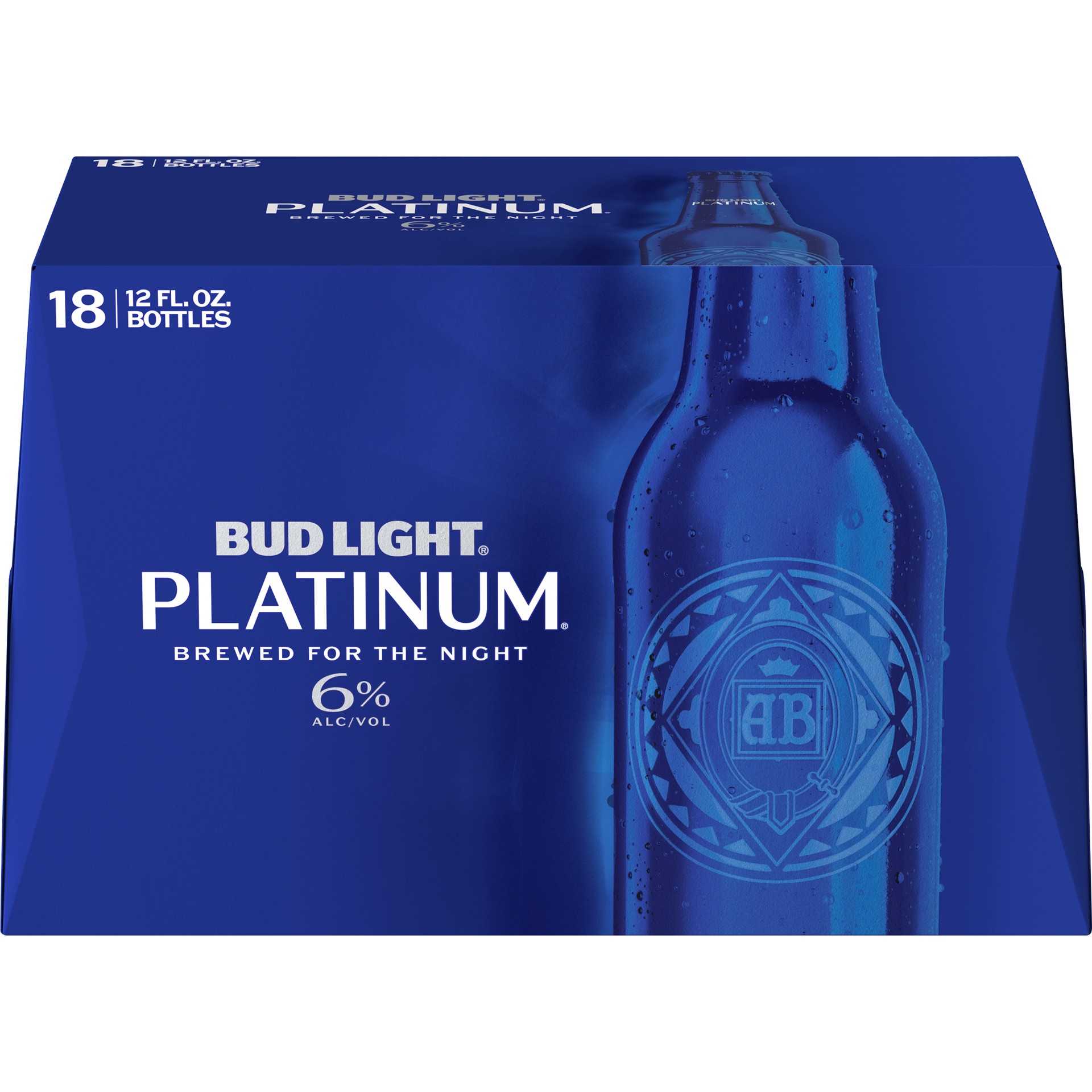 slide 4 of 10, Bud Light Platinum Beer, 18 Pack Beer, 12 FL OZ Bottles, 18 ct; 12 oz