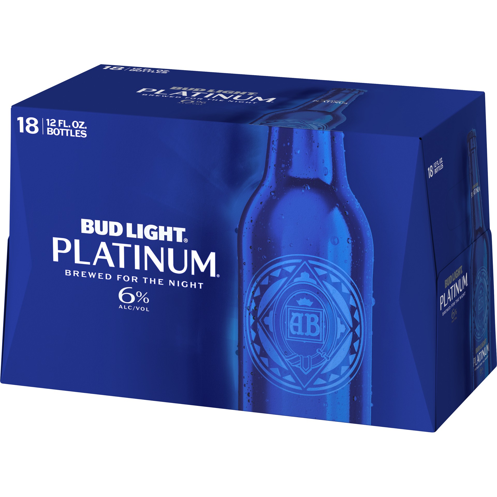 slide 2 of 10, Bud Light Platinum Beer, 18 Pack Beer, 12 FL OZ Bottles, 18 ct; 12 oz