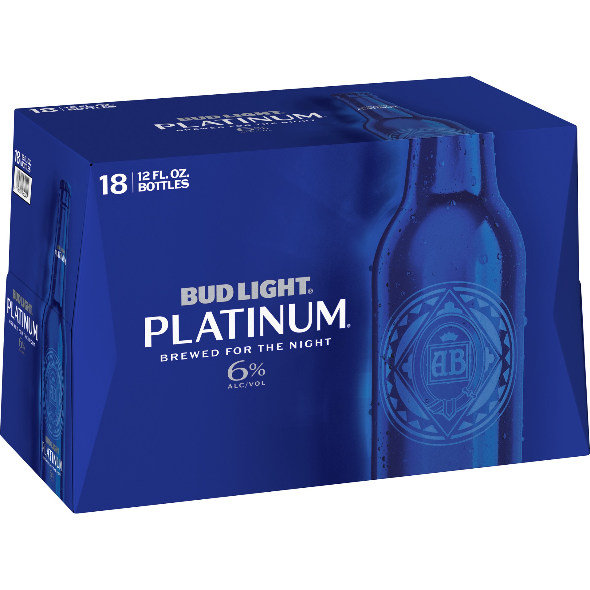 slide 6 of 10, Bud Light Platinum Beer, 18 Pack Beer, 12 FL OZ Bottles, 18 ct; 12 oz