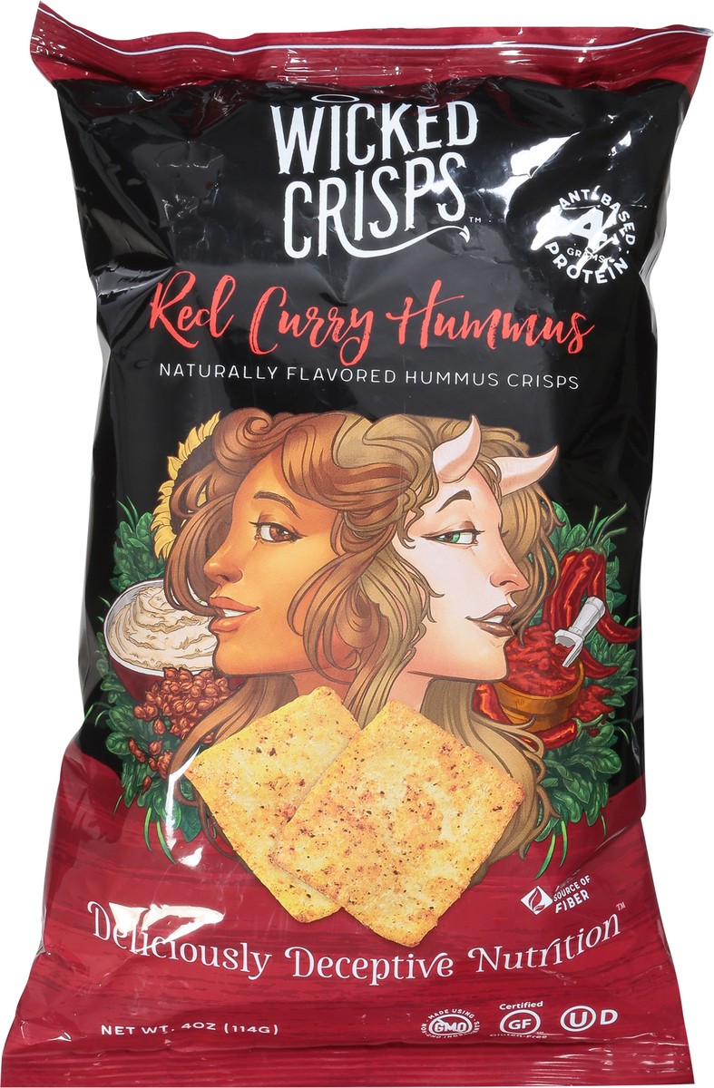 slide 6 of 9, Wicked Crisps Red Curry Hummus Crisps 4 oz, 4 oz