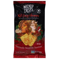 Wicked Crisps Red Curry Hummus Crisps 4 oz