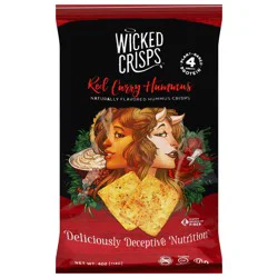 Wicked Crisps Red Curry Hummus Crisps 4 oz