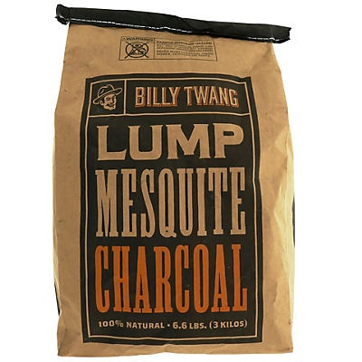 slide 1 of 1, B & B Billy Twang Lump Mesquite Charcoal, 6.6 lb