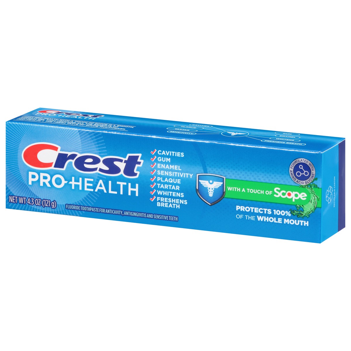 slide 6 of 13, Crest Pro-Health Toothpaste Plus Scope (4.3oz), 4.3 oz