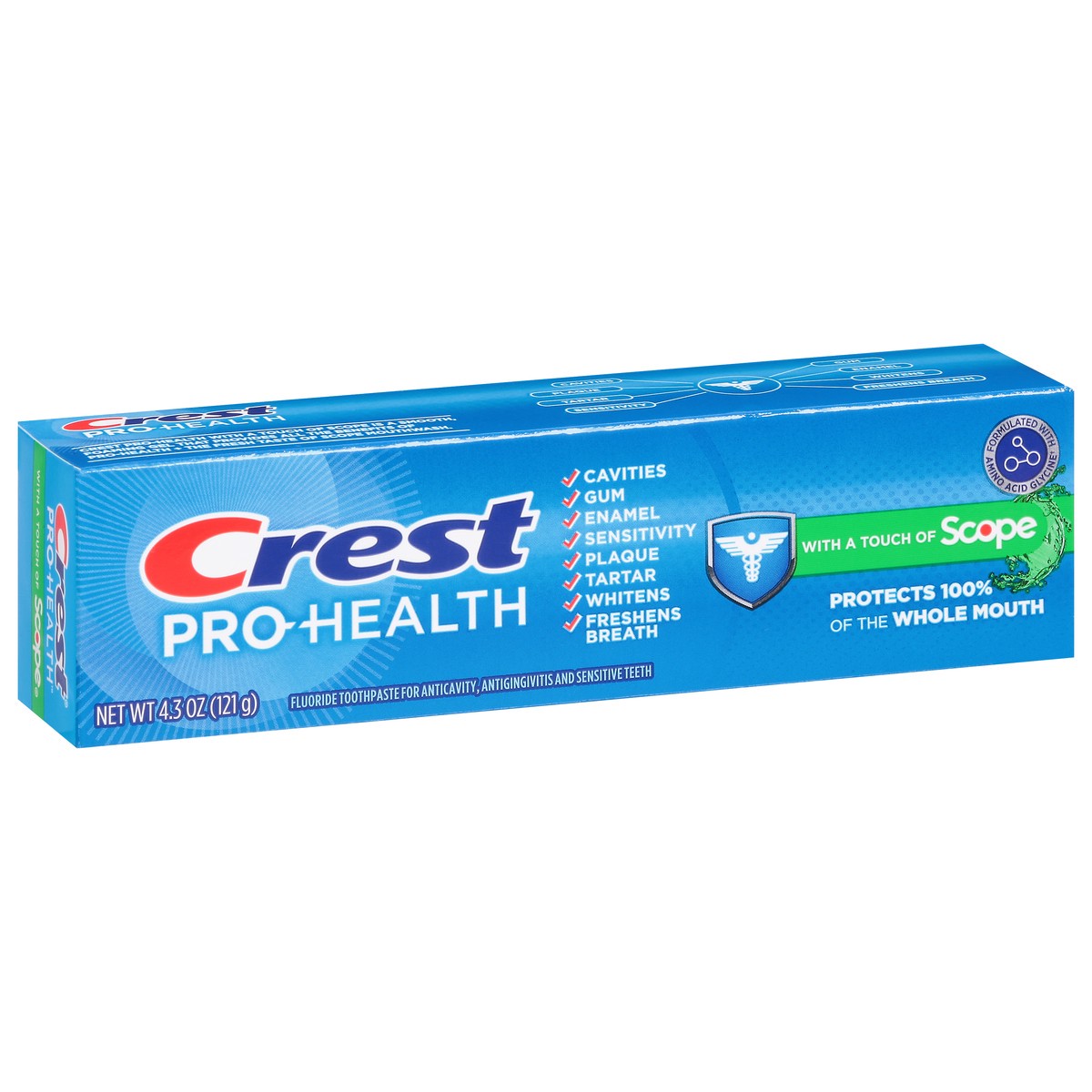 slide 10 of 13, Crest Pro-Health Toothpaste Plus Scope (4.3oz), 4.3 oz