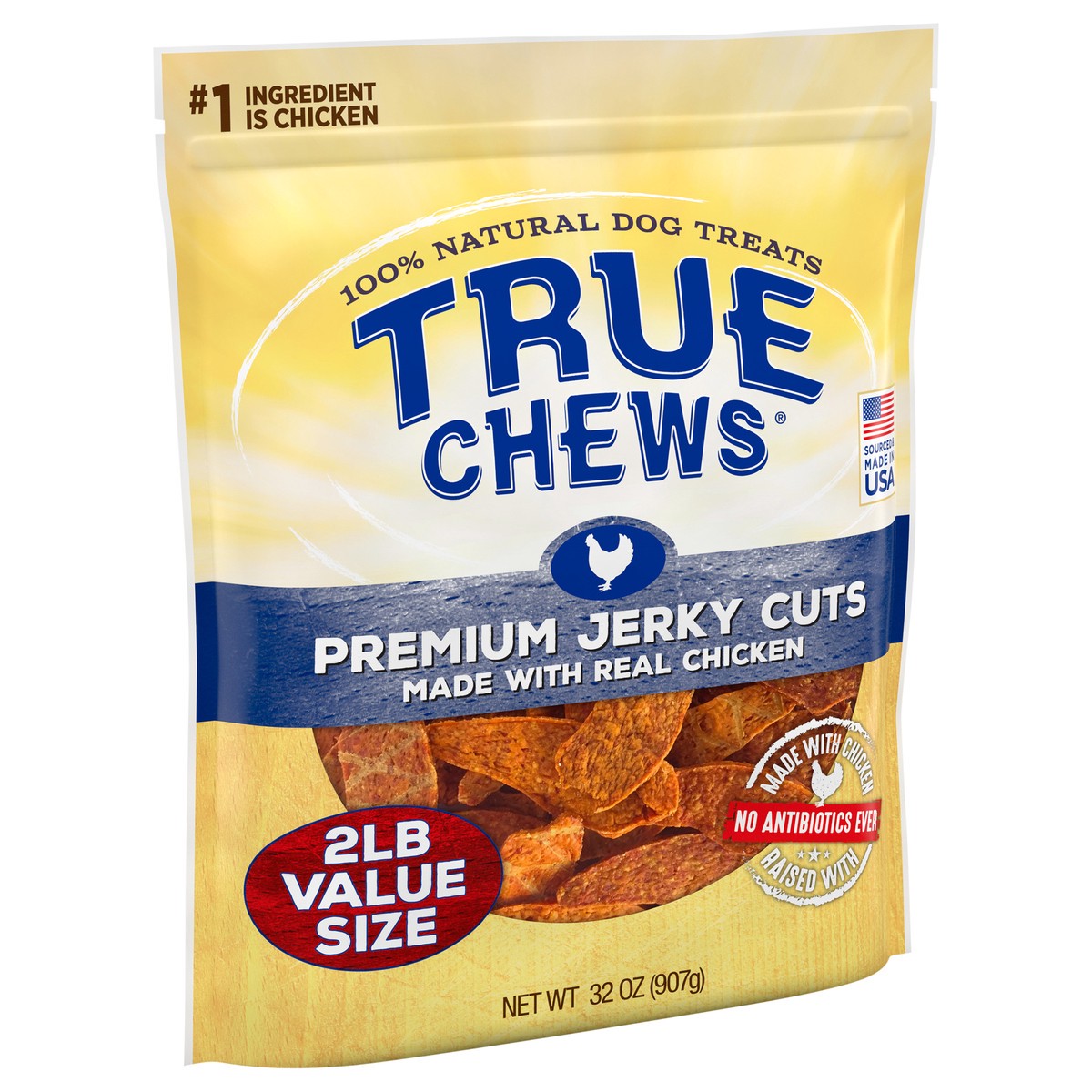 slide 9 of 10, True Chews Premium Jerky Cuts Dog Treats 32 oz, 1 ct