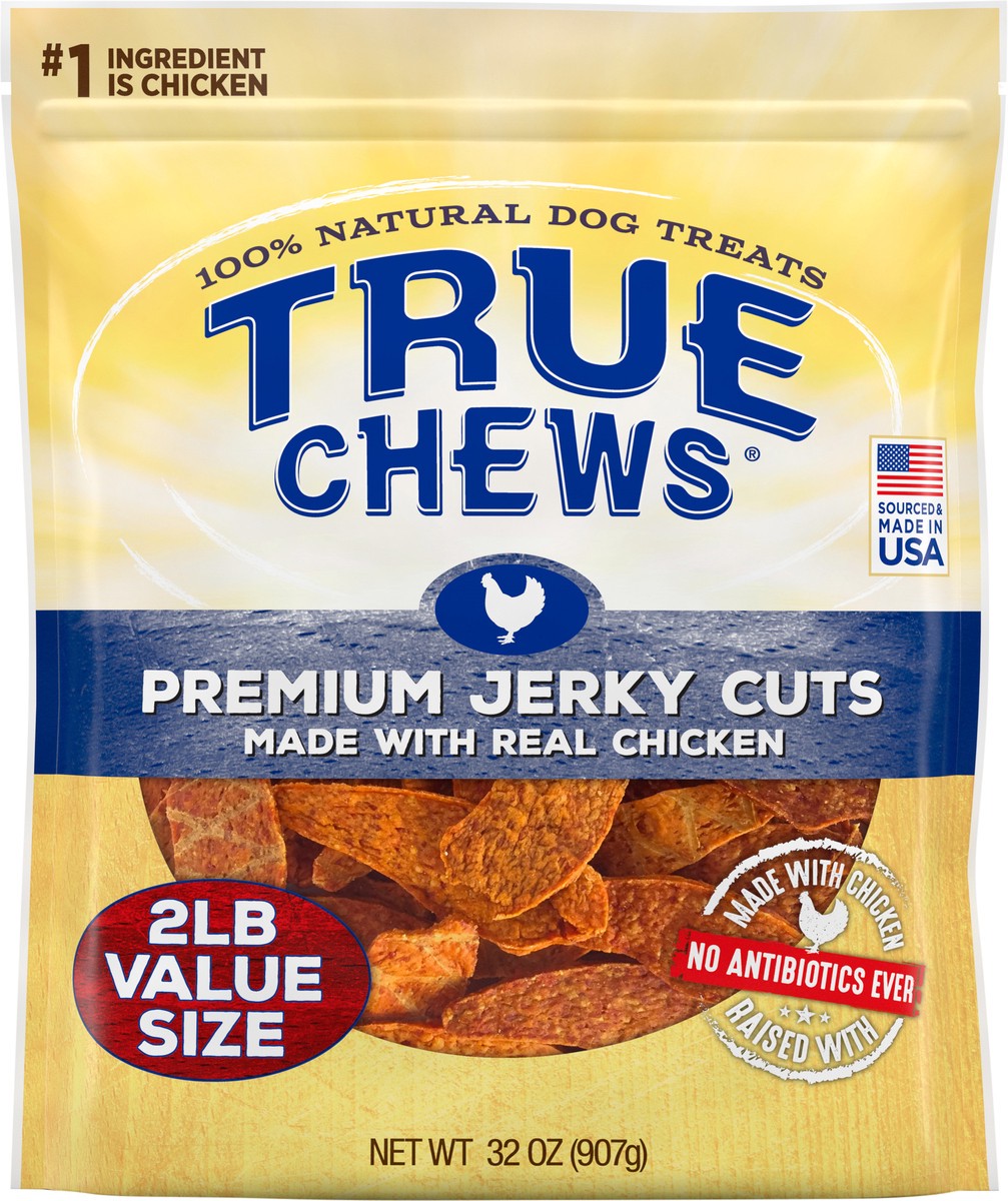 slide 2 of 10, True Chews Premium Jerky Cuts Dog Treats 32 oz, 1 ct