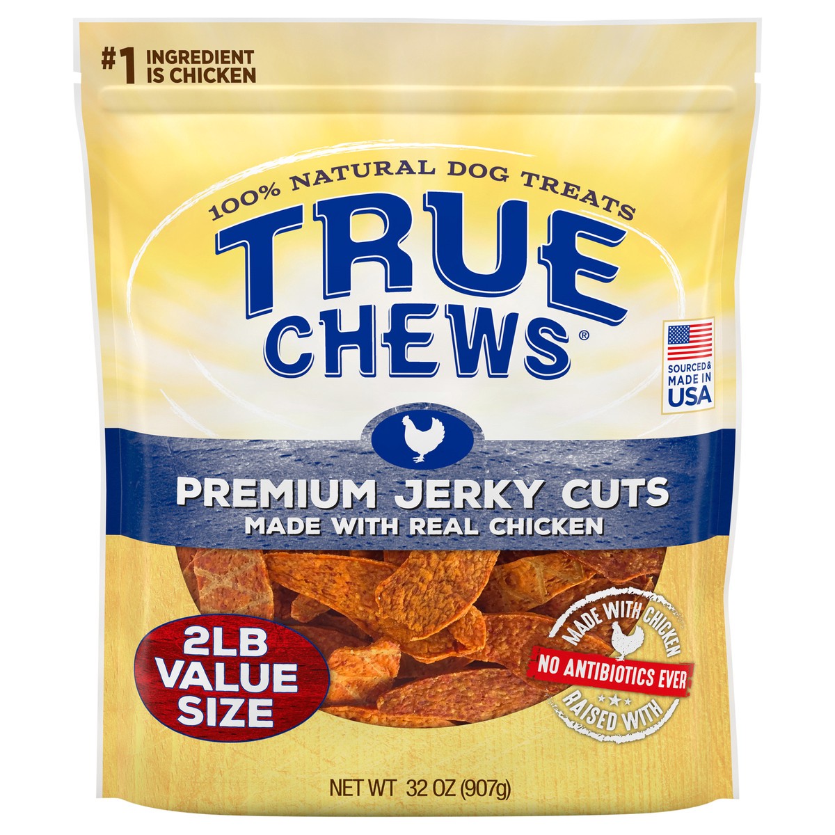 slide 8 of 10, True Chews Premium Jerky Cuts Dog Treats 32 oz, 1 ct
