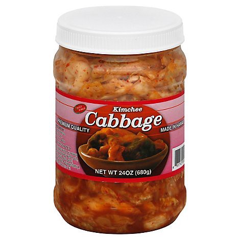 slide 1 of 1, Sweet Charlie Hd Cabbage Kimchee, 24 oz