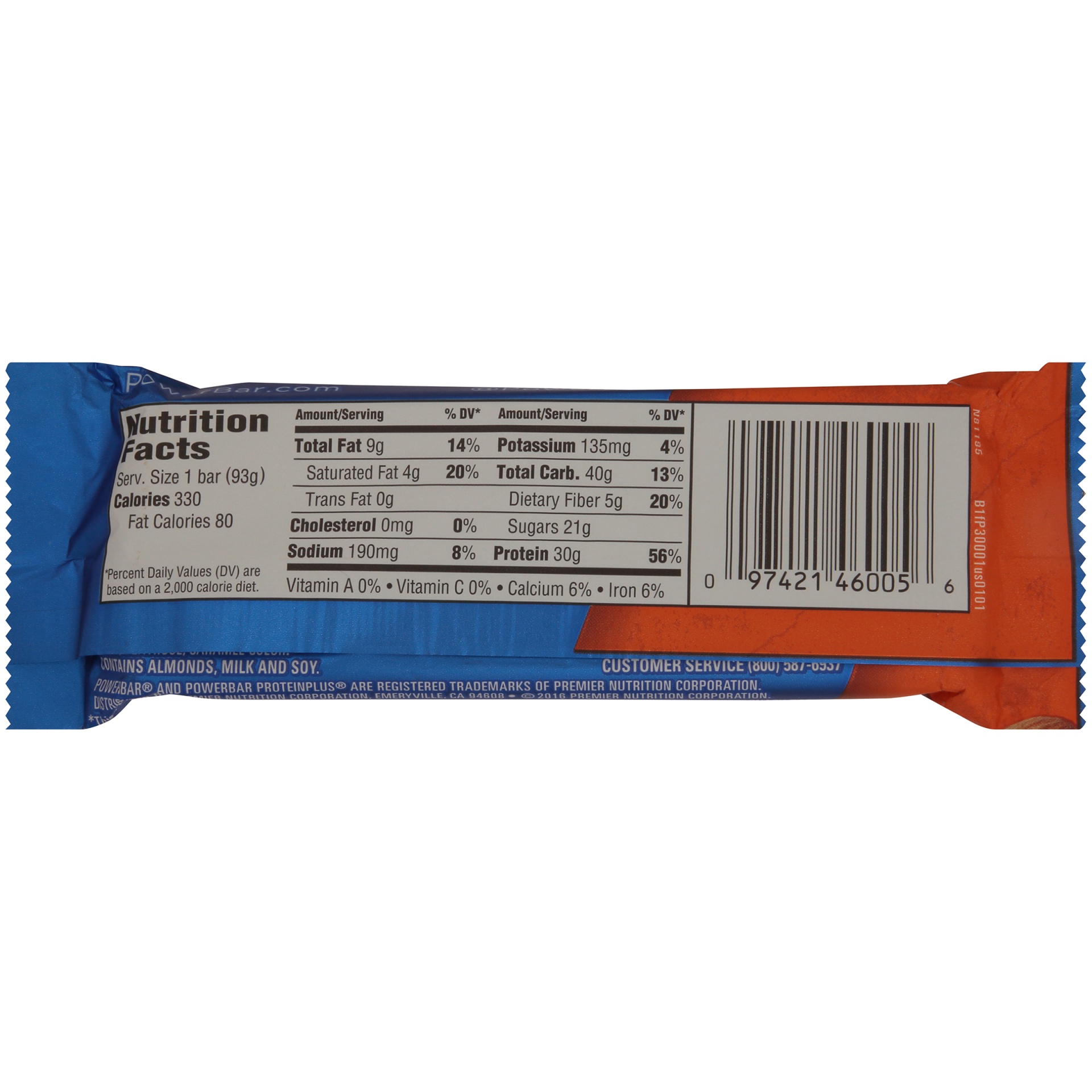 slide 4 of 6, Powerbar Protein Plus Chocolate Brownie Protein Bar, 3.28 oz