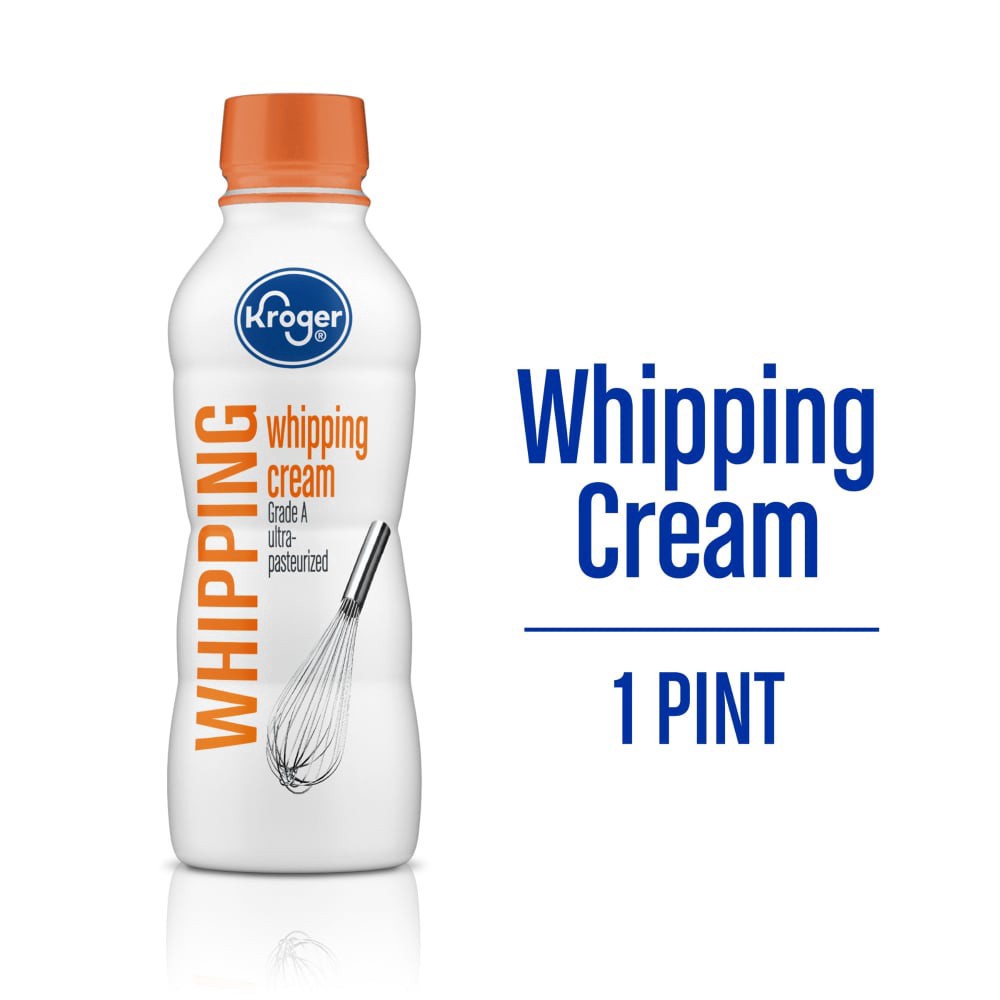 slide 2 of 3, Kroger Whipping Cream, 1 pint