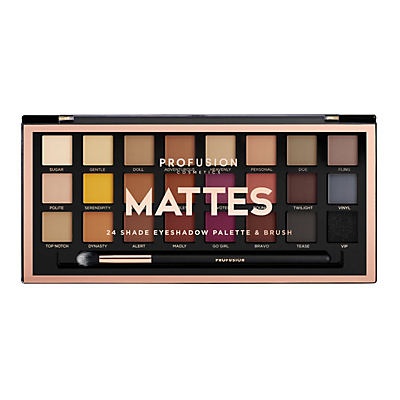 slide 1 of 1, Profusion Cosmetics Mattes 24 Shade Eyeshadow Palette, 1 ct