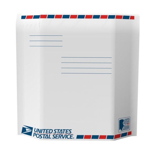 slide 1 of 1, United States Post Office #5 Expandable Poly Bubble Mailer, 16'' X 10-1/2'' X 4'', White, 1 ct