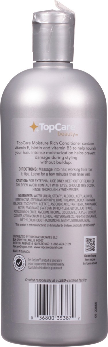 slide 10 of 10, TopCare Professional Formula Conditioner Moisture Rich For Dry Damaged Hair, 32 fl oz