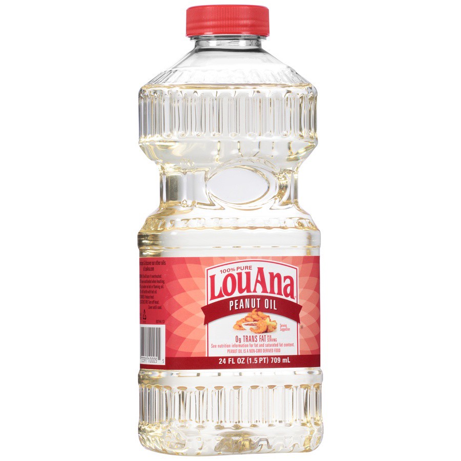 slide 3 of 8, LouAna Peanut Oil, 24 fl oz