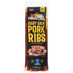 Famous Dave's Mild Baby Back Honey Hickory Pork Ribs 40 oz