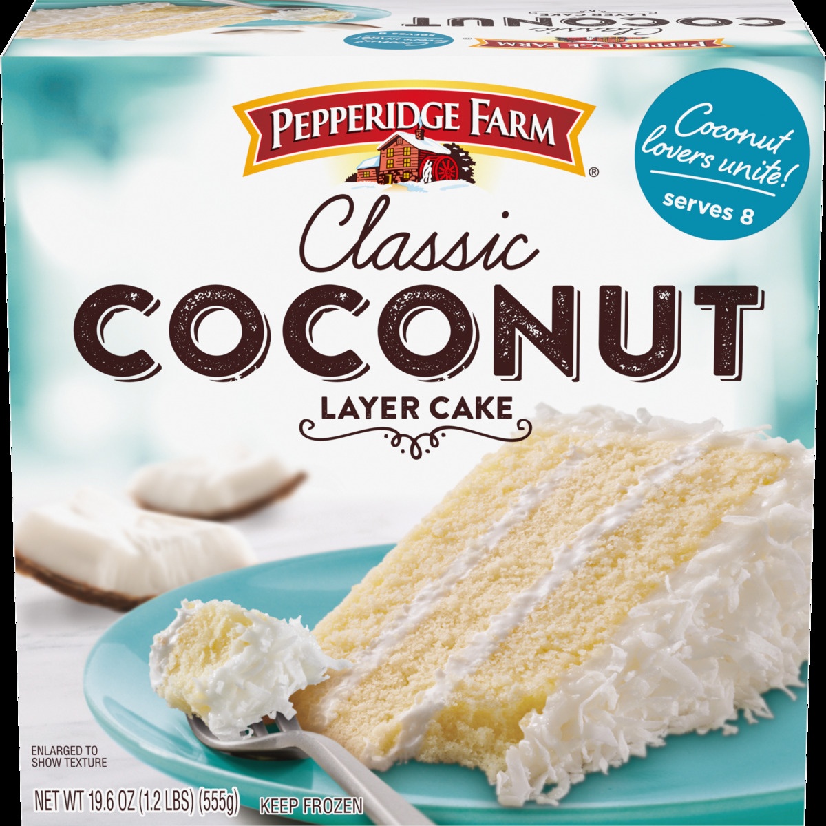 slide 1 of 1, Pepperidge Farm 3 Layer Cake Coconut, 19.6 oz